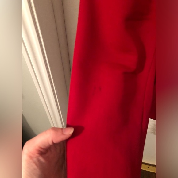 Vintage 1950s Pendleton Red Wool Women’s Blazer with Striped Lining - Picture 3 of 10